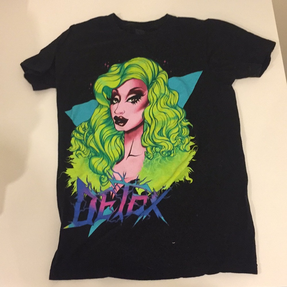 Black Graphic Tee, Rupauls Drag Race Detox